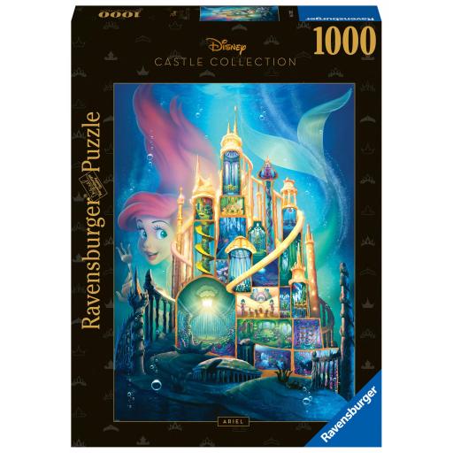 Puzzle 1000 Piezas Ravensburger 17337 ARIEL , LA SIRENITA - Colección Castillos Disney [1]