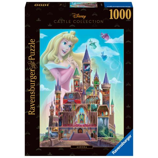 Puzzle 1000 Piezas Ravensburger 17338 AURORA , LA BELLA DURMIENTE - Colección Castillos Disney [1]