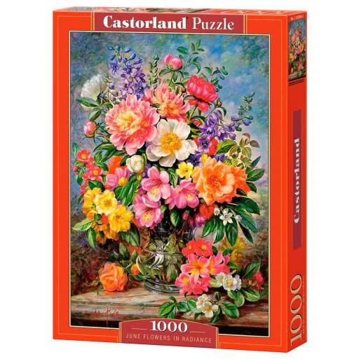 Puzzle de Ramos de Flores 1000 Piezas Castorland 103904 FLORES DE JUNIO RADIANTES [1]