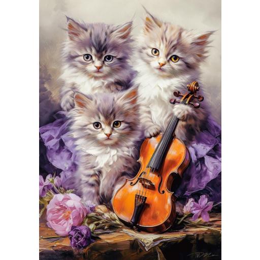 Puzzle de Gatos 500 Piezas Castorland 53988 GATITOS MUSICALES [0]