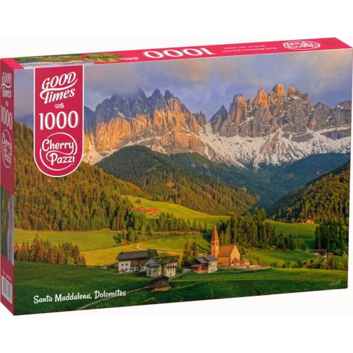 Puzzle 1000 Piezas Cherry Pazzi 30028 SANTA MAGDALENA , DOLOMITAS , ITALIA [1]