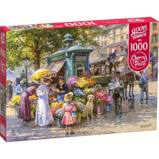 Puzzle 1000 Piezas Cherry Pazzi 30226 MERCADO DE FLORES [1]