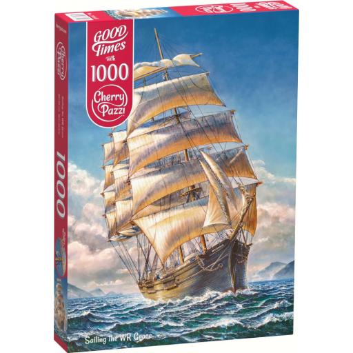 Puzzle de Barcos 1000 Piezas Cherry Pazzi 30448 NAVEGANDO EN EL WR GRACE [1]