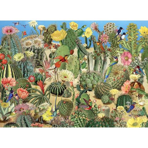 Puzzle Flores , Plantas y Jardines 1000 Piezas Cobble Hill 40086 JARDIN DE CACTUS