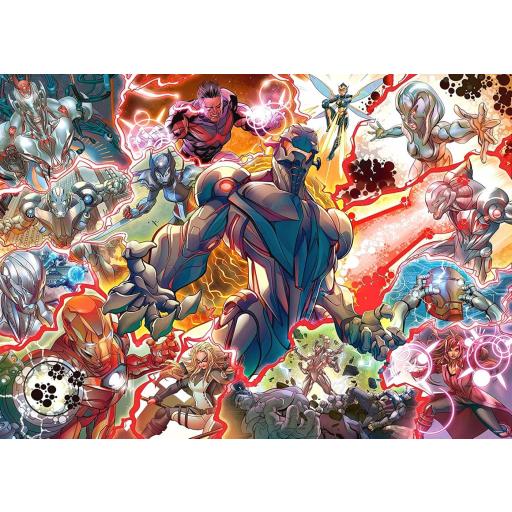 Puzzle de Super Heroes y Villanos 1000 Piezas Ravensburger 16902 ULTRON - Colección Puzzles Marvel Villainous