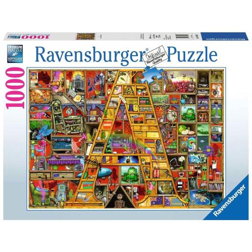 Puzzle 1000 Piezas Ravensburger 19891 Alfabeto Impresionante A , de Colin Thompson [1]