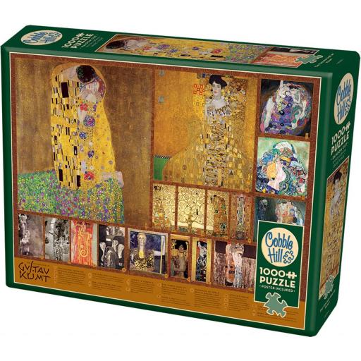 Puzzle Collage de Arte 1000 Piezas Cobble Hill 80359 LA EDAD DE ORO DE KLIMT [1]