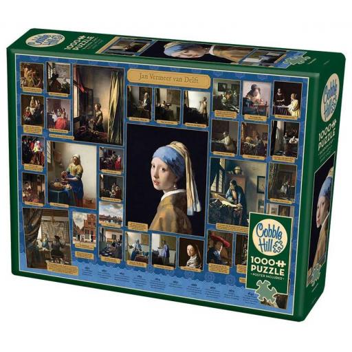 Puzzle Collage de Arte 1000 Piezas Cobble Hill 40104 VERMEER [1]