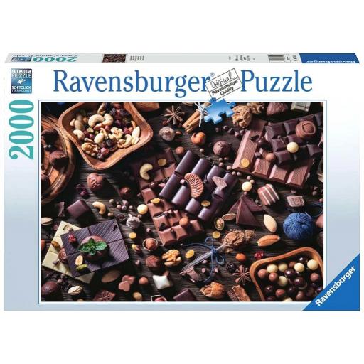 Puzzle de Comida y Dulces 2000 Piezas Ravensburger 16715 PARAISO DE CHOCOLATE [1]