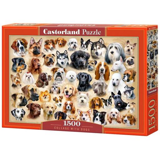 Puzzle 1500 Piezas Castorland 151943 COLLAGE CON PERROS [1]