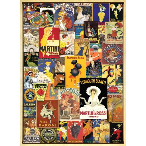 Puzzle Collage Retro Vintage 1000 Piezas EuroGraphics 6000-0769 CARTELES ANTIGUOS