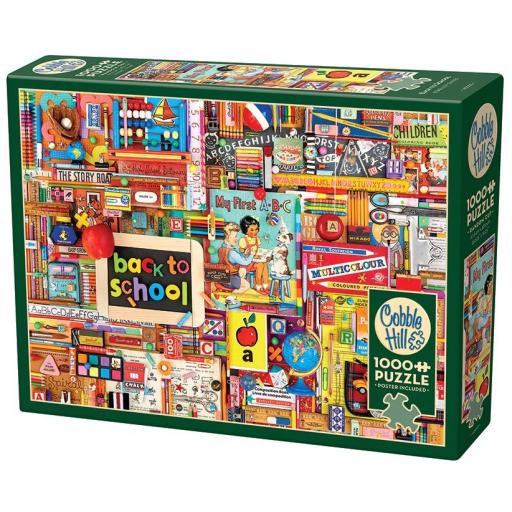 Puzzle Retro Vintage y Nostalgia 1000 Piezas Cobble Hill 40022 LA VUELTA AL COLE [1]