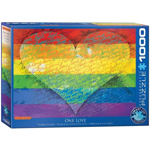 Puzzle LGTBI 1000 Piezas EuroGraphics 6000-5542 AMOR Y ORGULLO [1]