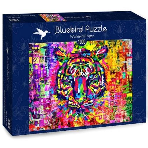 Puzzle Colorido 1000 Piezas Bluebird 70221 TIGRE MARAVILLOSO [1]