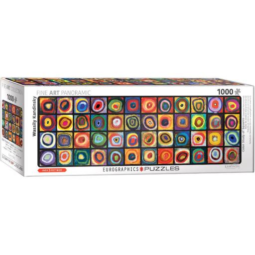 Puzzle Panoramico de Arte 1000 Piezas EuroGraphics 6010-5443 ESTUDIO DE COLORES (Ampliado del Original) , de Wassily Kandinsky [1]