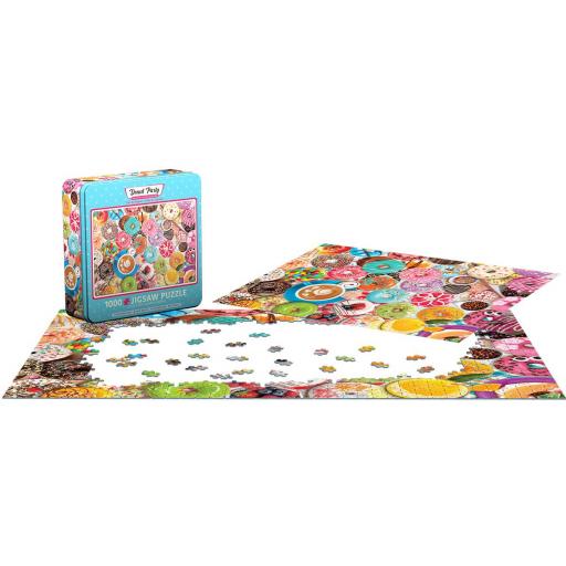 Puzzle en Cajas Metalicas 1000 Piezas EuroGraphics 8051-5602 LATA FIESTA DE DONUTS [2]
