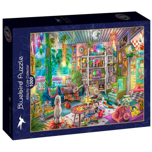 Puzzle Colorido 1000 Piezas Bluebird 90823 LA COLECCIONISTA KITSCH , de Aimee Stewart [1]