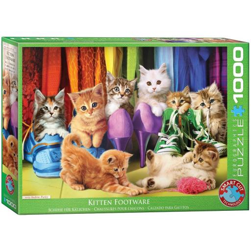 Puzzle LGTB 1000 Piezas EuroGraphics 6000-5543 CALZADO PARA GATITOS ( Orgullo Gatuno ) [1]