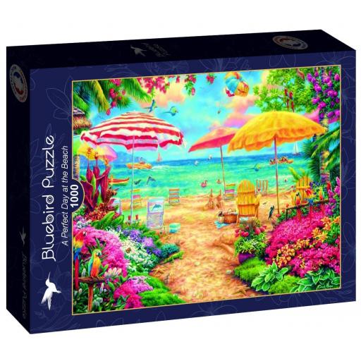 Puzzle 1000 Piezas Bluebird 90324 UN DIA PERFECTO EN LA PLAYA , de Chuck Pinson [1]