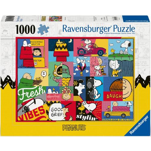 Puzzle de Charlie Brown y Snoopy 1000 Piezas Ravensburger 12000750 VIDA DE PEANUTS [1]