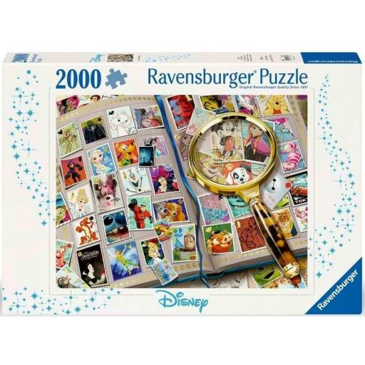 Puzzle Personajes Disney 2000 Piezas Ravensburger 16706 MIS SELLOS DISNEY FAVORITOS [1]