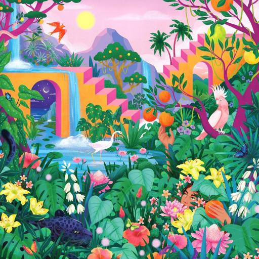 Puzzle Cuadrado 750 Piezas Ravensburger 12000999 NATURALEZA ASOMBROSA , Colección Art & Soul