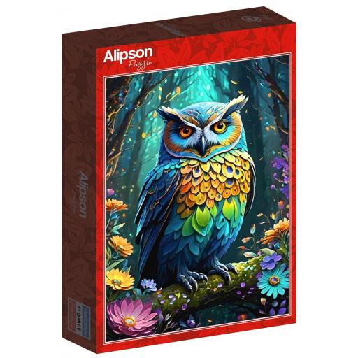 Puzzle de Buhos 500 Piezas Alipson 50140 BUHO AZUL [1]