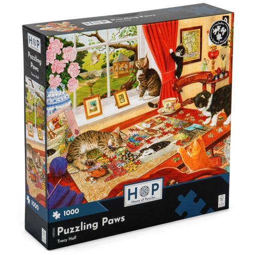 Puzzle de Gatos y Gatitos 1000 Piezas House Of Puzzles HP0511 GATITOS PUZZLEROS [1]