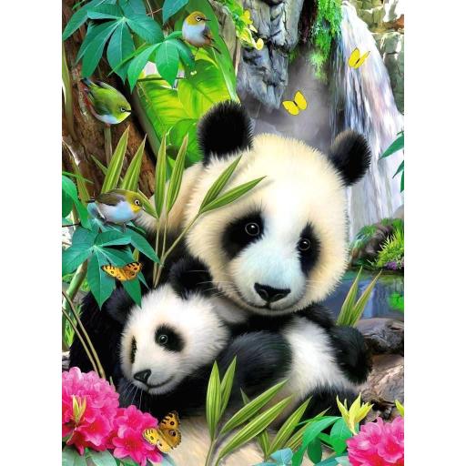 Puzzle Infantil de Animales 300 Piezas XXL Ravensburger 13065 QUERIDOS OSOS PANDA [0]