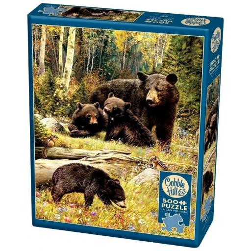 Puzzle 500 Piezas Cobble Hill 52102 FAMILIA DE OSOS PARDOS [1]