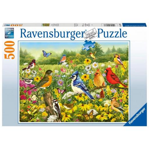 Puzzle 500 Piezas Ravensburger 16988 PAJAROS EN EL PRADO [1]