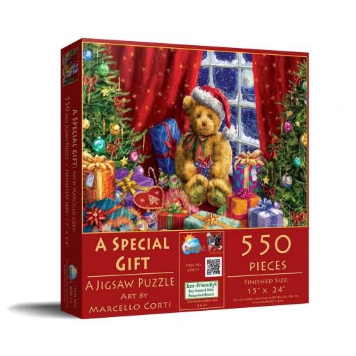 Puzzle Navideño 550 Piezas SunsOut 60611 UN REGALO ESPECIAL PARA NAVIDAD [1]