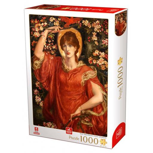 Puzzle de Arte 1000 Piezas DEICO 76700 UNA VISION DE FIAMMETTA , de Dante Gabriel Rossetti