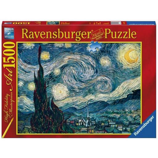 Puzzle de Arte 1500 Piezas Ravensburger 16207 LA NOCHE ESTRELLADA , de Vincent Van Gogh [1]