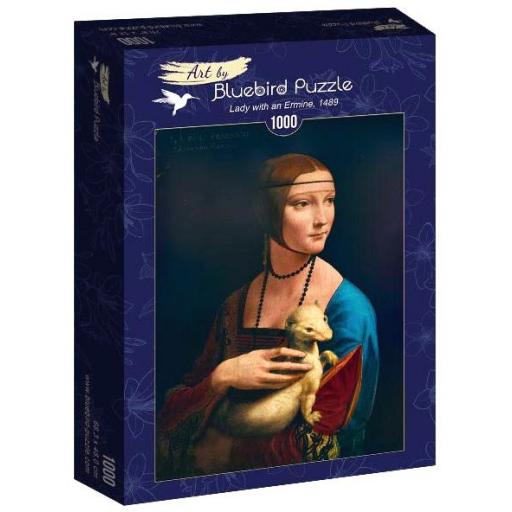 Puzzle del Cuadro LA DAMA DEL ARMIÑO de LEONARDO DA VINCI 1000 Piezas Bluebird 60012 [1]