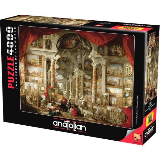 Puzzle de Arte 4000 Piezas ANATOLIAN 5204 GALERIA CON VISTAS DE LA ROMA MODERNA , de Panini [1]