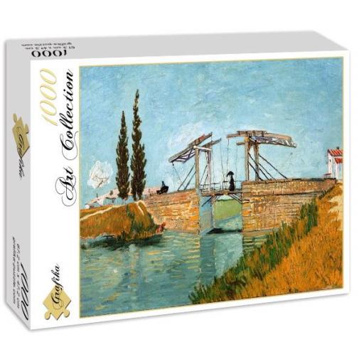 Puzzle del Cuadro EL PUENTE DE LANGLOIS EN ARLES de VINCENT VAN GOGH de 1000 Piezas Grafika S-00718 [1]