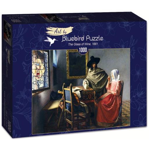 Puzzle de la Pintura LA COPA DE VINO de JOHANNES VERMEER de 1000 Piezas Bluebird 60133 [1]