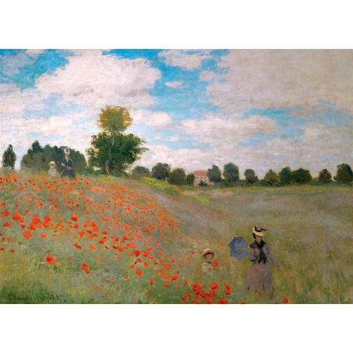 Puzzle de Arte 1000 Piezas EuroGraphics 6000-0826 CAMPO DE AMAPOLAS , de Claude Monet