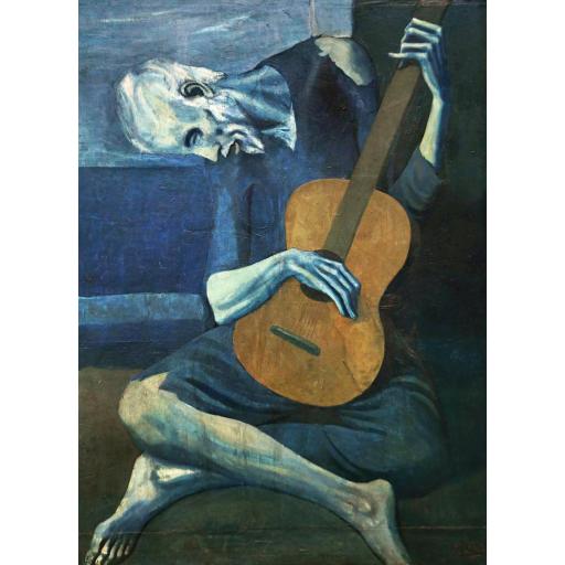 Puzzle de Arte Moderno 1000 Piezas EuroGraphics 6000-5852 EL VIEJO GUITARRISTA CIEGO , de Pablo Picasso
