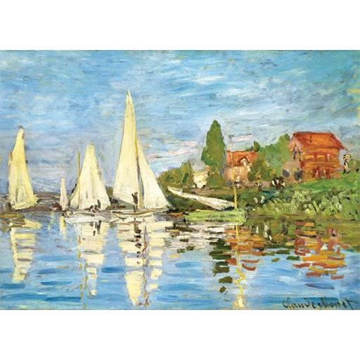 Puzzle de Arte 1000 Piezas EuroGraphics 6000-6040 REGATAS EN ARGENTEUIL , de Claude Monet