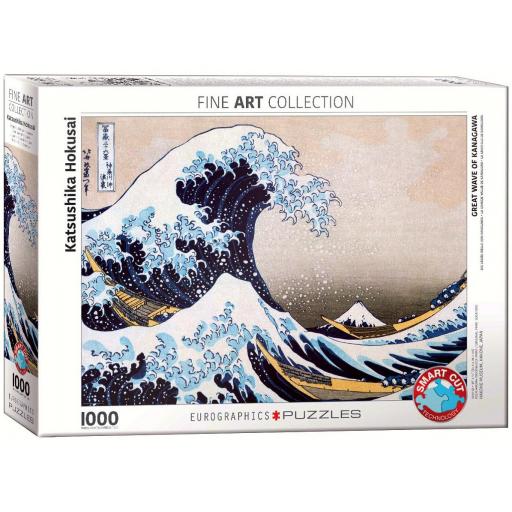 Puzzle de Arte 1000 Piezas EuroGraphics 6000-1545 LA GRAN OLA DE KANAGAWA , de Katsushika Hokusai [1]