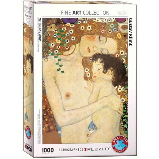 Puzzle de Arte 1000 Piezas EuroGraphics 6000-2776 MADRE E HIJA (Detalle) , de Gustav Klimt [1]