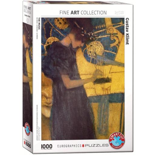 Puzzle de Arte 1000 Piezas Eurographics 6000-1991 LA MUSICA , de Gustav Klimt [1]