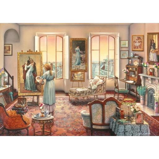 Puzzle de Arte y Pintura 1000 Piezas Bluebird 90986 LOS ULTIMOS RETOQUES [0]