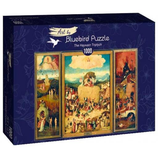 Puzzle del Triptico EL CARRO DE HENO de EL BOSCO 1000 Piezas Bluebird 60060 [1]