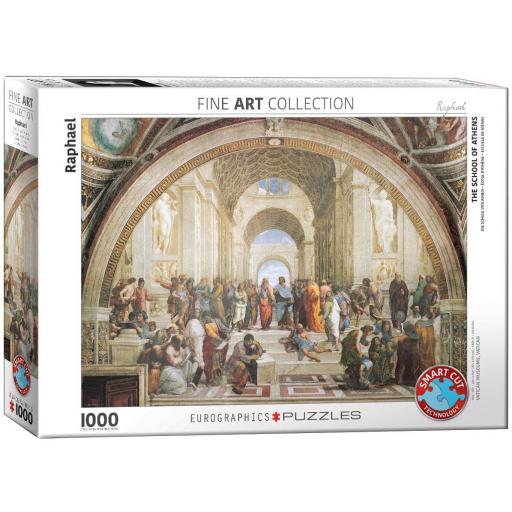 Puzzle de Arte 1000 Piezas EuroGraphics 6000-4141 LA ESCUELA DE ATENAS , de Raffaello ( Rafael ) [1]