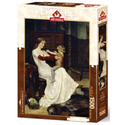 Puzzle de Arte 1500 Piezas Art Puzzle 5402 REINA BLANCA , de Albert Edelfelt [1]