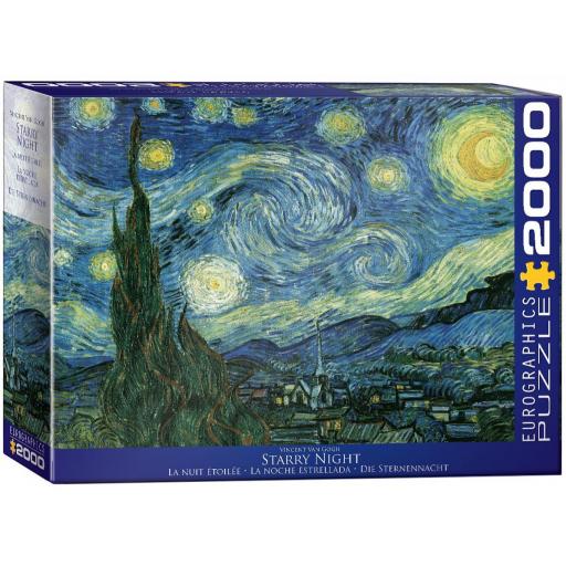 Puzzle de Arte y Pinturas de Van Gogh 2000 Piezas EuroGraphics 8220-1204 LA NOCHE ESTRELLADA , de Vincent Van Gogh [1]