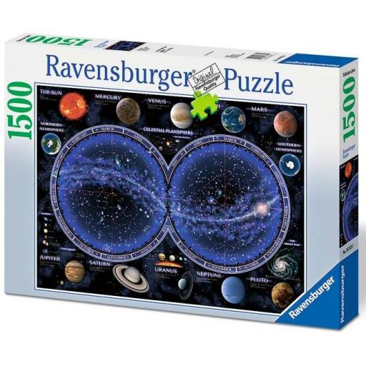 Puzzle 1500 Piezas Ravensburger 16373 ASTRONOMIA , PLANISFERIO CELESTE [2]